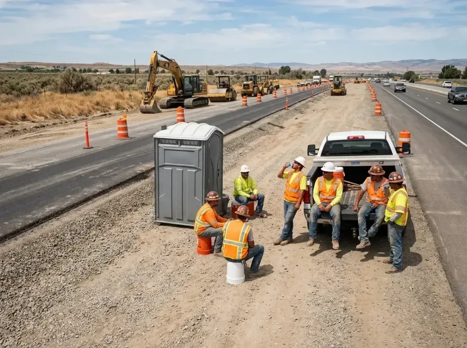 highway-road-construction-crew-007 — frequently asked questions, Porta Potty and Restroom Rentals in Union City, IN